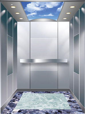 0.63m/s 320KG স্বয়ংক্রিয় যাত্রীবাহী এলিভেটর PM সিঙ্ক্রোনাস গিয়ারলেস ট্র্যাকশন লিফট