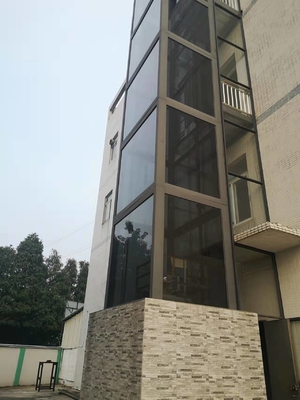 1.5m/s আট ব্যক্তি প্যানোরামিক এলিভেটর 800KG অফিস বিল্ডিং