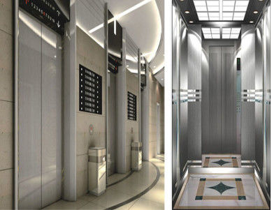 0.63m/s 320KG স্বয়ংক্রিয় যাত্রীবাহী এলিভেটর PM সিঙ্ক্রোনাস গিয়ারলেস ট্র্যাকশন লিফট