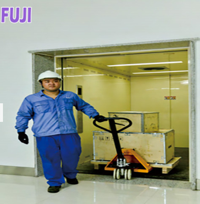 4KW 0.4m/s হাইড্রোলিক কার্গো লিফট লিফট ICP মেশিন রুম কম